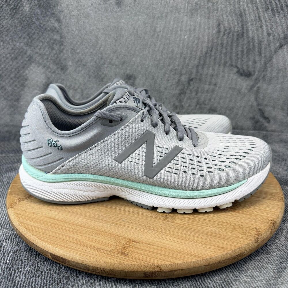 New Balance 860v10 Shoes Womens Size 11 Gray Mesh Running Sneakers W860P10